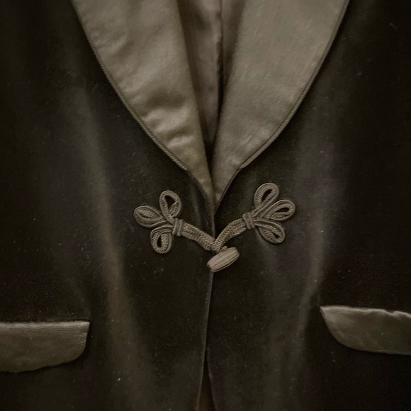 Ralph Lauren Blue label cotton velvet tuxedo jacket - Picture 3 of 7